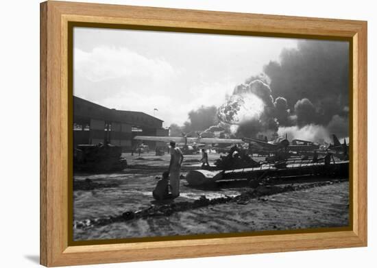 Attack on Pearl Harbor-Bettmann-Framed Premier Image Canvas