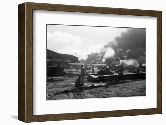 Attack on Pearl Harbor-Bettmann-Framed Photographic Print