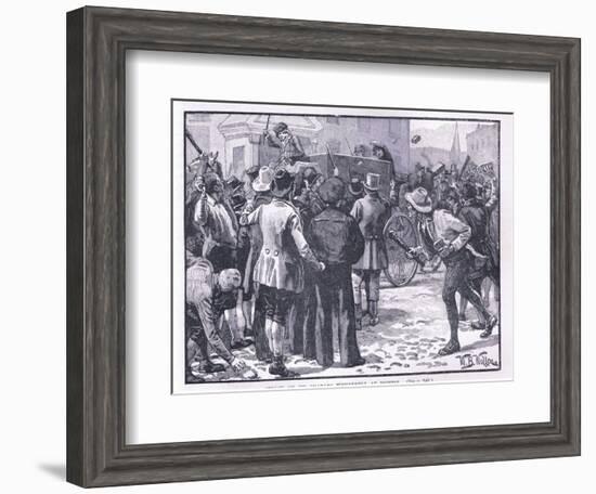 Attack on Sir Charles Wetherell at Bristol Ad 1831-William Barnes Wollen-Framed Giclee Print