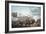 Attack on the British Squares by French Cavalry at the Battle of Waterloo, 1815-Denis Dighton-Framed Giclee Print