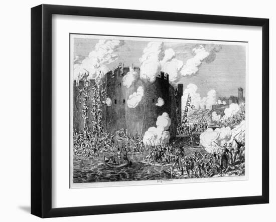 Attack Upon the Brass Mount by Lord Guilford Dudley, 1554-George Cruikshank-Framed Giclee Print