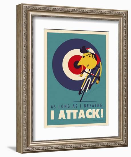 Attack-Spencer Wilson-Framed Art Print