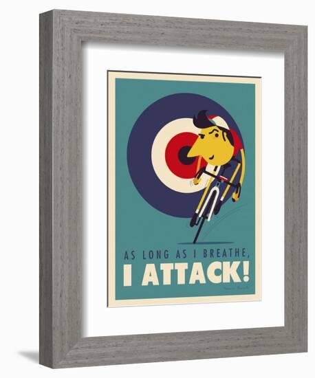 Attack-Spencer Wilson-Framed Giclee Print