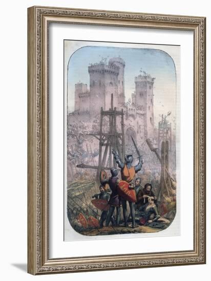 Attacking and Defending a Castle-Stefano Bianchetti-Framed Giclee Print