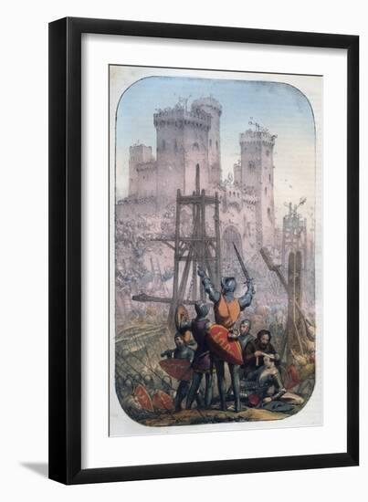 Attacking and Defending a Castle-Stefano Bianchetti-Framed Giclee Print