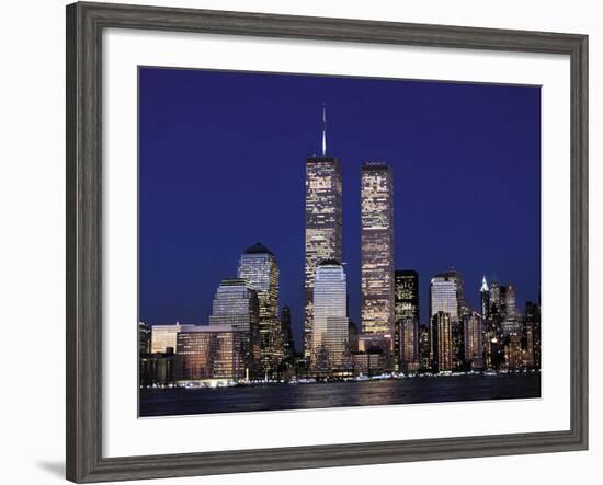 Attacks Trade Center-Mark Lennihan-Framed Photographic Print