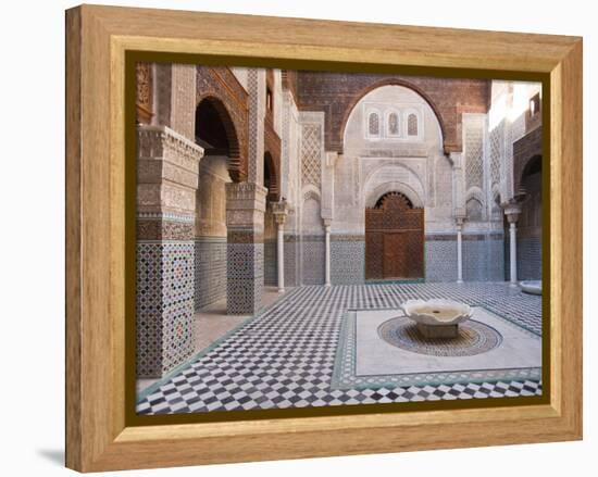 Attarine Madrasah, Fez, UNESCO World Heritage Site, Morocco, North Africa, Africa-Marco Cristofori-Framed Premier Image Canvas