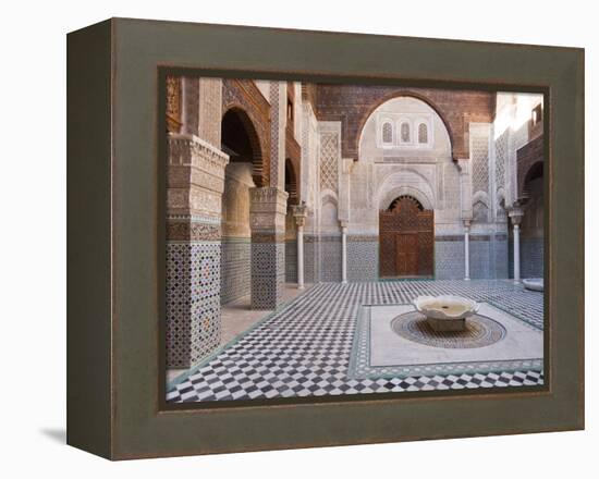 Attarine Madrasah, Fez, UNESCO World Heritage Site, Morocco, North Africa, Africa-Marco Cristofori-Framed Premier Image Canvas