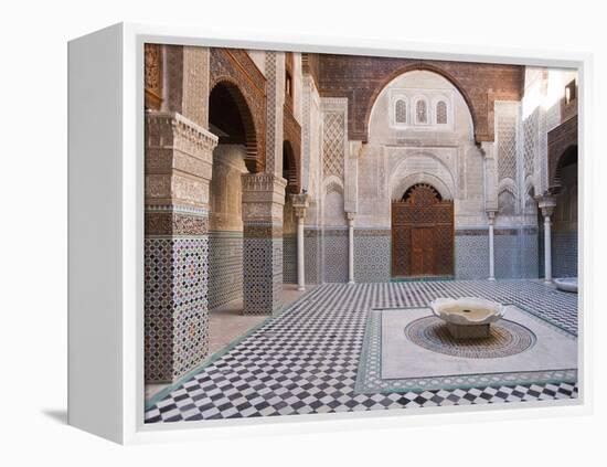 Attarine Madrasah, Fez, UNESCO World Heritage Site, Morocco, North Africa, Africa-Marco Cristofori-Framed Premier Image Canvas