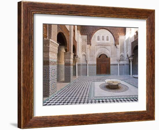 Attarine Madrasah, Fez, UNESCO World Heritage Site, Morocco, North Africa, Africa-Marco Cristofori-Framed Photographic Print