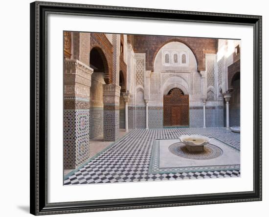 Attarine Madrasah, Fez, UNESCO World Heritage Site, Morocco, North Africa, Africa-Marco Cristofori-Framed Photographic Print