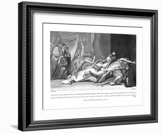 Attempt to Exorcise Evil Spirits Possessing a Patient in San Spirito Hospital, Rome, 1792-Henry Fuseli-Framed Giclee Print