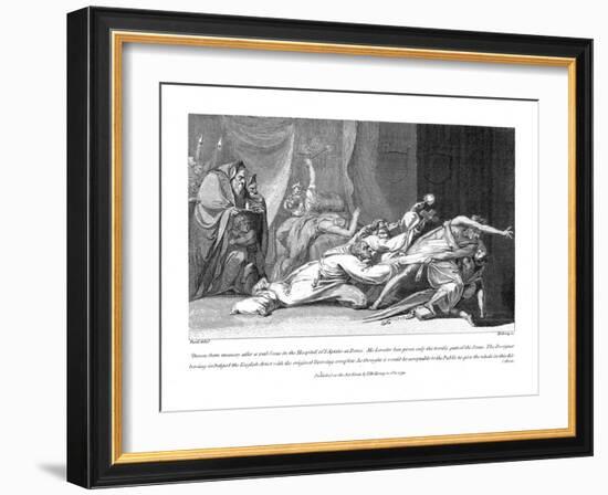 Attempt to Exorcise Evil Spirits Possessing a Patient in San Spirito Hospital, Rome, 1792-Henry Fuseli-Framed Giclee Print