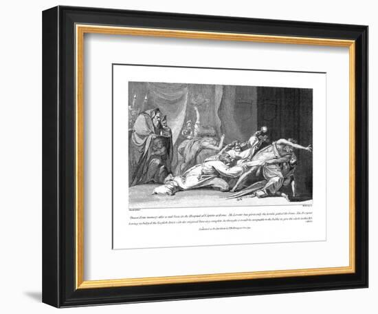 Attempt to Exorcise Evil Spirits Possessing a Patient in San Spirito Hospital, Rome, 1792-Henry Fuseli-Framed Giclee Print