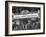 Attendants in Front of Pantages Theater Await Celebrities to Arrive for 26th Annual Academy Awards-George Silk-Framed Photographic Print