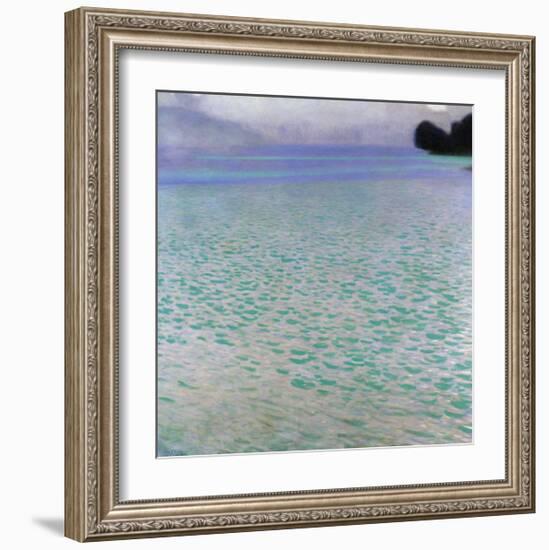 Attersee-Gustav Klimt-Framed Giclee Print