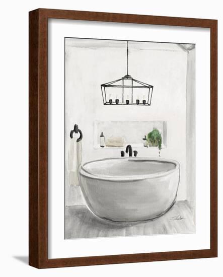 Attic Bathroom II Light Crop-Silvia Vassileva-Framed Art Print