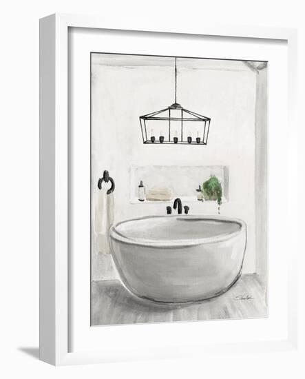 Attic Bathroom II Light Crop-Silvia Vassileva-Framed Art Print