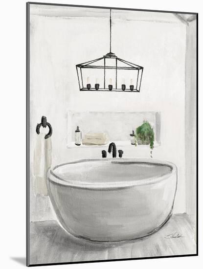 Attic Bathroom II Light Crop-Silvia Vassileva-Mounted Art Print