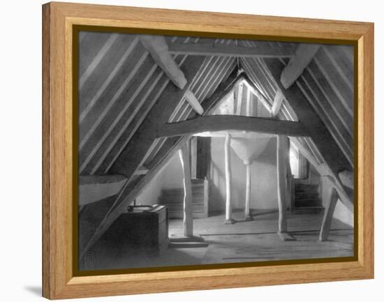 Attic of Kelmscott Manor-Frederick Henry Evans-Framed Premier Image Canvas