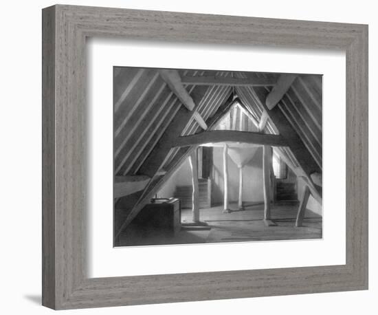 Attic of Kelmscott Manor-Frederick Henry Evans-Framed Photographic Print