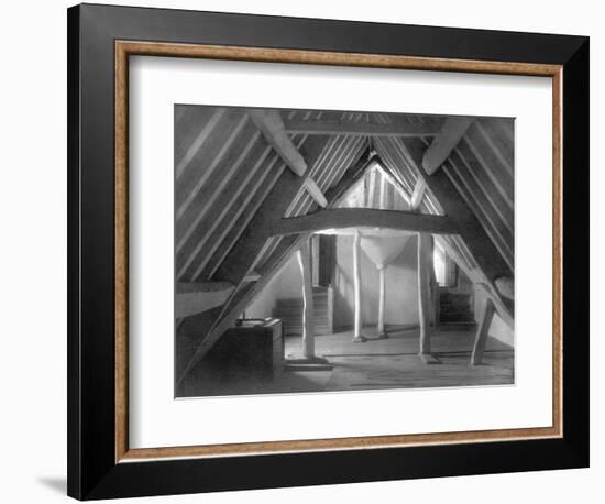 Attic of Kelmscott Manor-Frederick Henry Evans-Framed Photographic Print