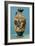 Attic Style Lekythos, Depicting Hercules and the Amazons-null-Framed Giclee Print