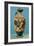 Attic Style Lekythos, Depicting Hercules and the Amazons-null-Framed Giclee Print