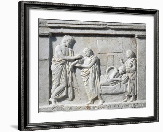 Attica, Oropos, Temple of Amphiaraos-null-Framed Giclee Print