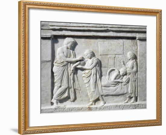 Attica, Oropos, Temple of Amphiaraos-null-Framed Giclee Print