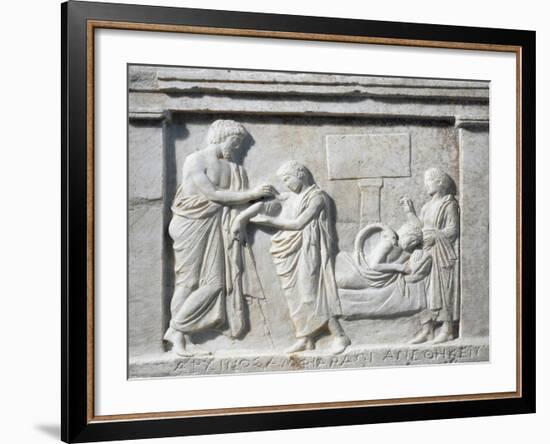 Attica, Oropos, Temple of Amphiaraos-null-Framed Giclee Print