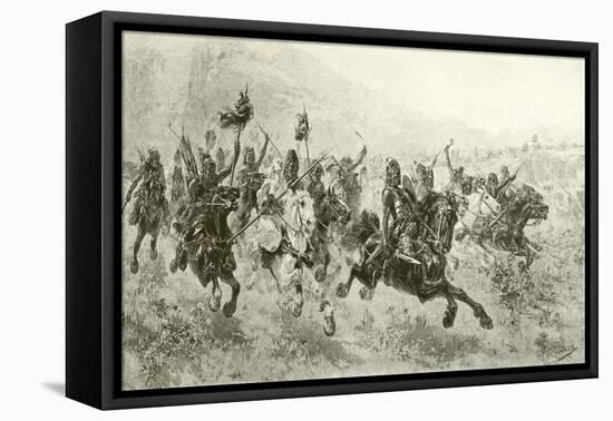 Attila, the Scourge of God-Ulpiano Checa Y Sanz-Framed Premier Image Canvas