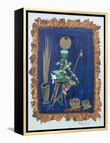 Attired Trader, 2008-Oglafa Ebitari Perrin-Framed Premier Image Canvas