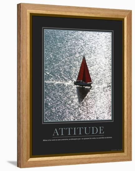 Attitude (French Translation)-null-Framed Stretched Canvas