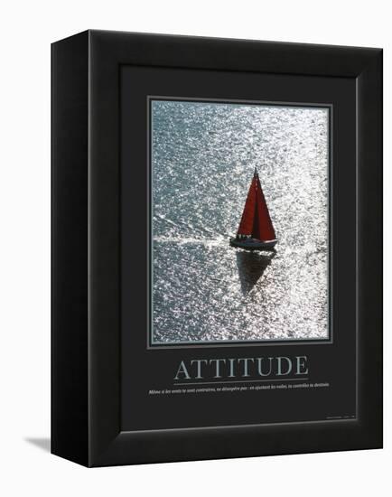 Attitude (French Translation)-null-Framed Stretched Canvas