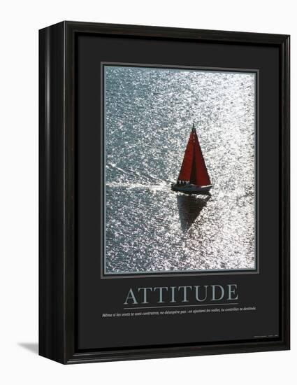 Attitude (French Translation)-null-Framed Stretched Canvas