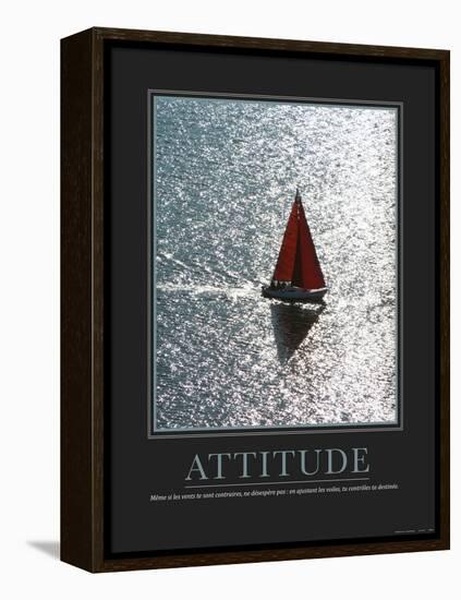 Attitude (French Translation)-null-Framed Stretched Canvas