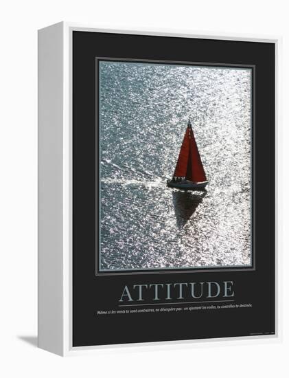 Attitude (French Translation)-null-Framed Stretched Canvas