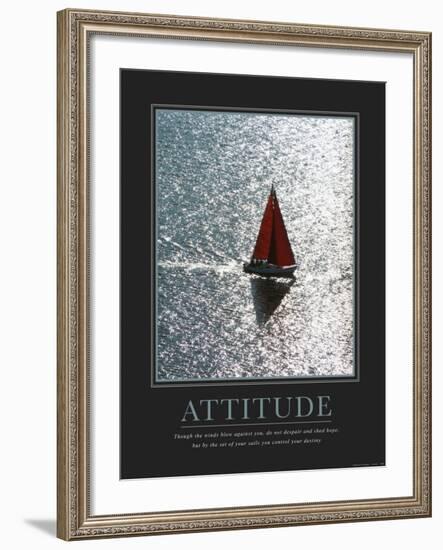 Attitude: Sailing-null-Framed Art Print