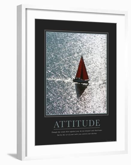 Attitude: Sailing-null-Framed Art Print