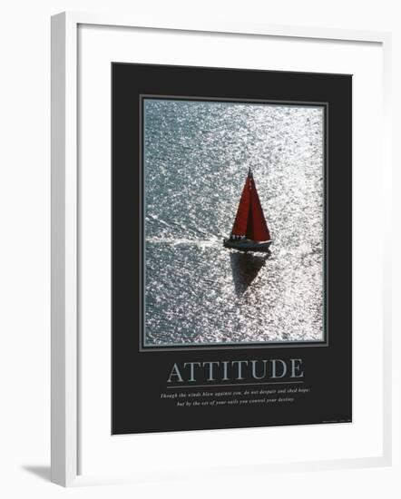 Attitude: Sailing-null-Framed Art Print