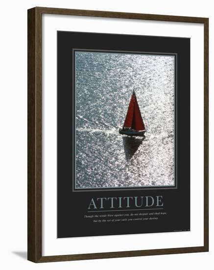 Attitude: Sailing--Framed Art Print