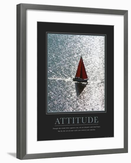 Attitude: Sailing-null-Framed Art Print