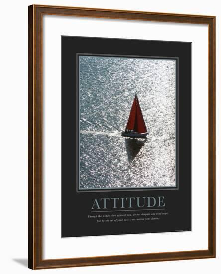 Attitude: Sailing-null-Framed Art Print
