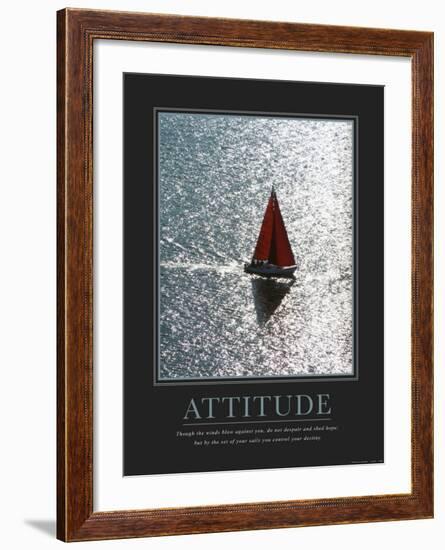 Attitude: Sailing--Framed Art Print