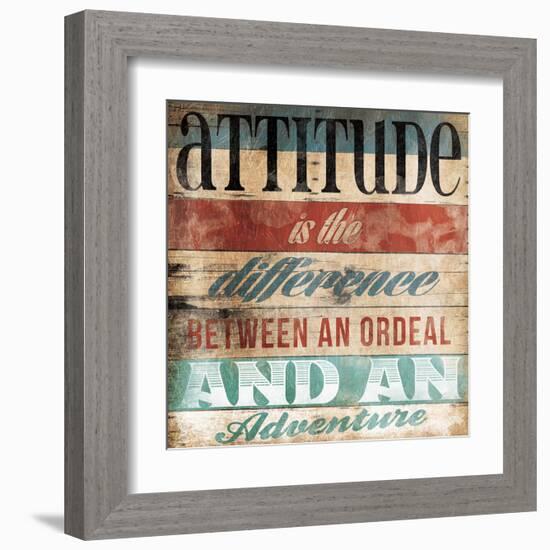 Attitude-Jace Grey-Framed Art Print