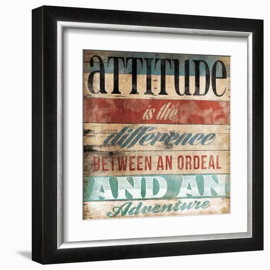 Attitude-Jace Grey-Framed Art Print