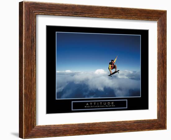 Attitude-null-Framed Art Print