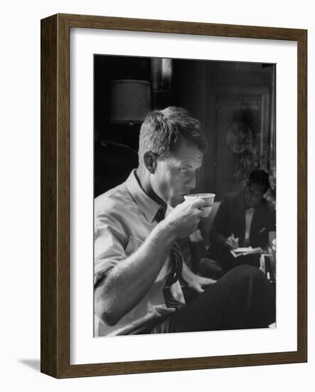 Attorney General Robert F. Kennedy During Freedom Riders Crisis-Ed Clark-Framed Photographic Print