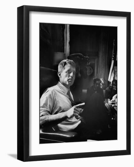 Attorney General Robert F. Kennedy-Ed Clark-Framed Photographic Print